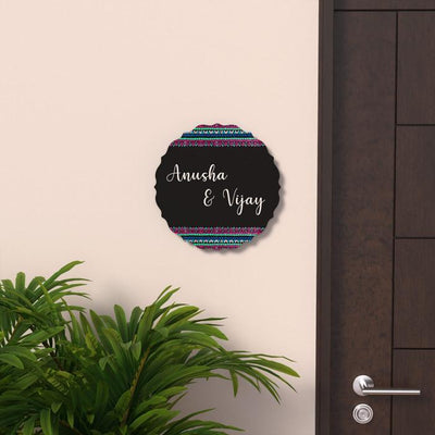 Circular Dot Art Nameboard