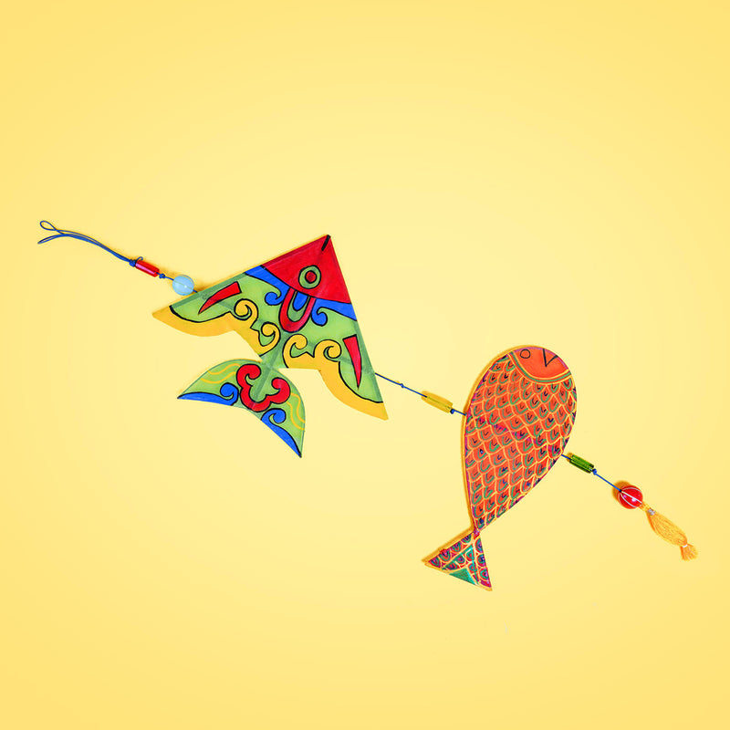 Fish Hangings - Yellow & Orange
