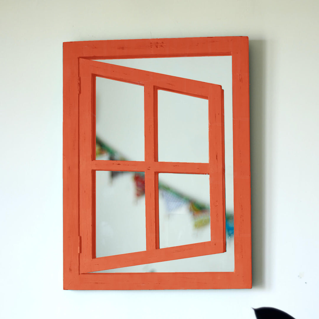 Small Classic Illusion Window Mirror