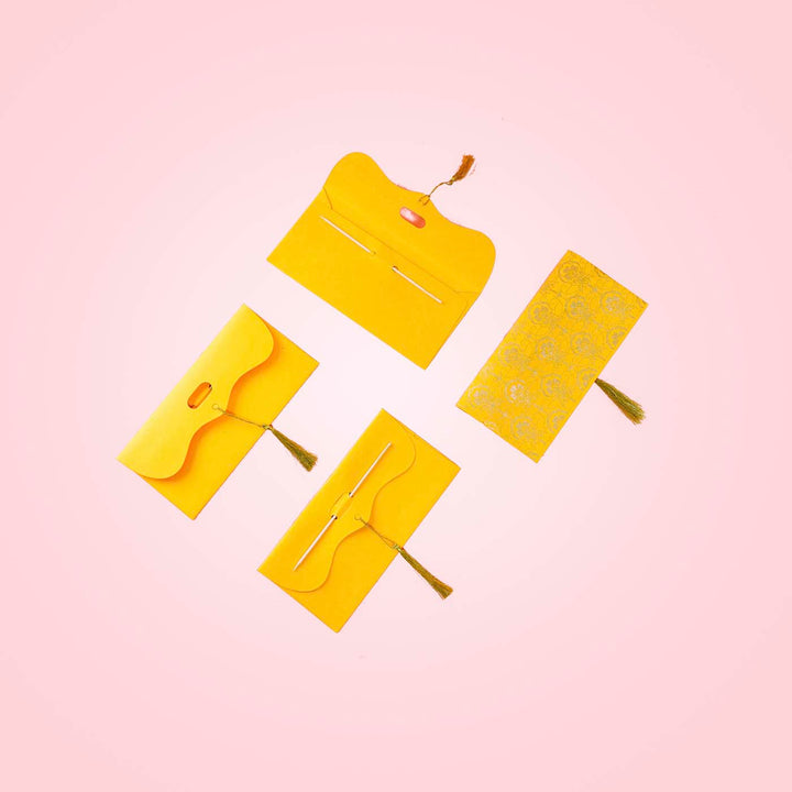 Handcrafted Envelopes - Pack of 5 - Yellow
