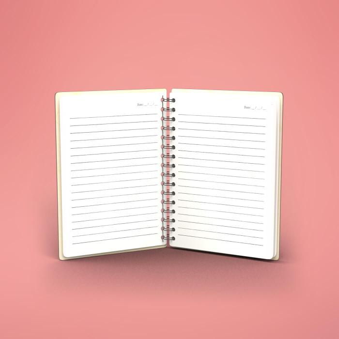 A5 Monogrammed Laser Etched Diary - Letter R