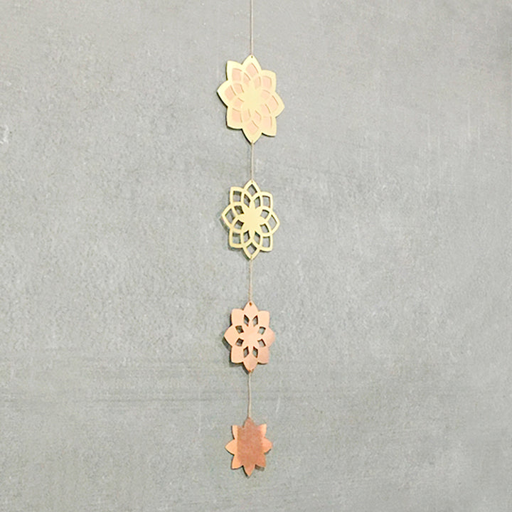 Lotus Meditation Copper Hanging Wall Decor