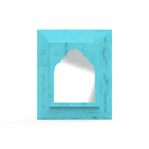 Vintage Small Mughal Styled Mirror