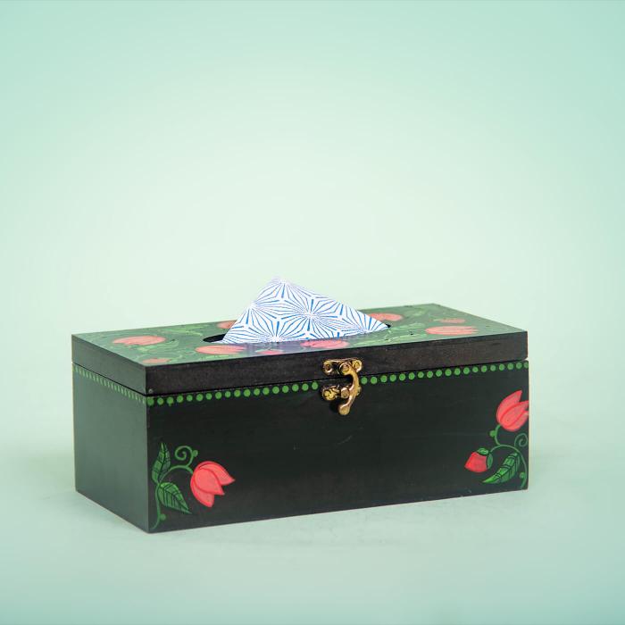 Madhubani Art Tissue Box