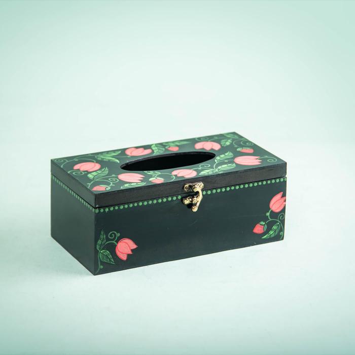 Madhubani Art Tissue Box