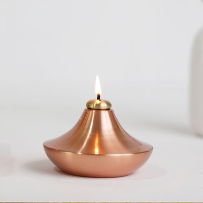 Copper Sanchi Oil Lamp