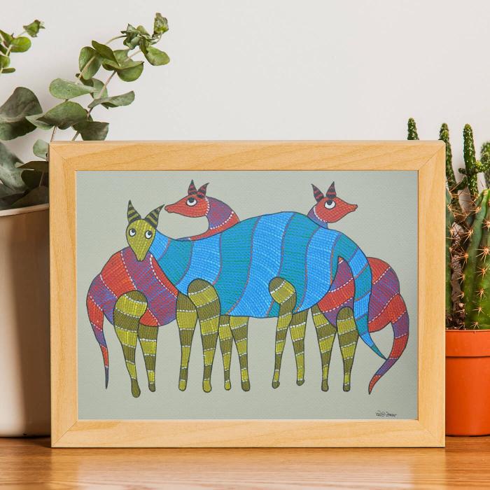 Chaupaya - Gond Painting 10