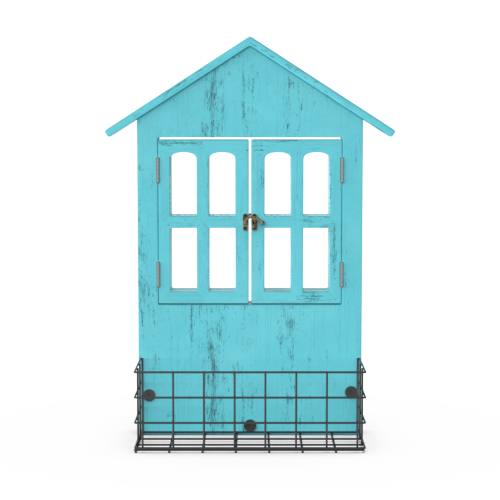 House Shaped Window Mirror
