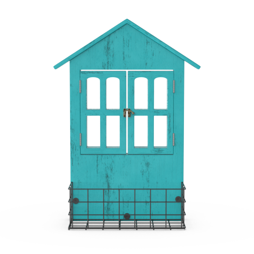 House Shaped Window Mirror