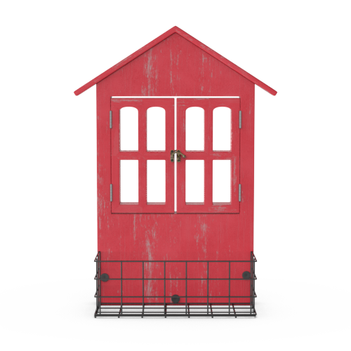 House Shaped Window Mirror