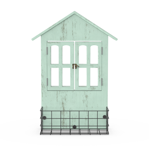 House Shaped Window Mirror