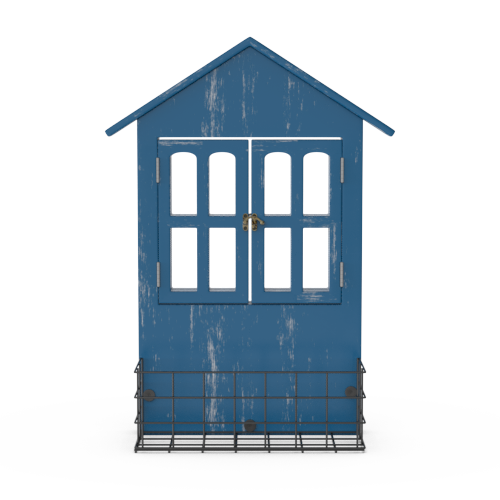 House Shaped Window Mirror