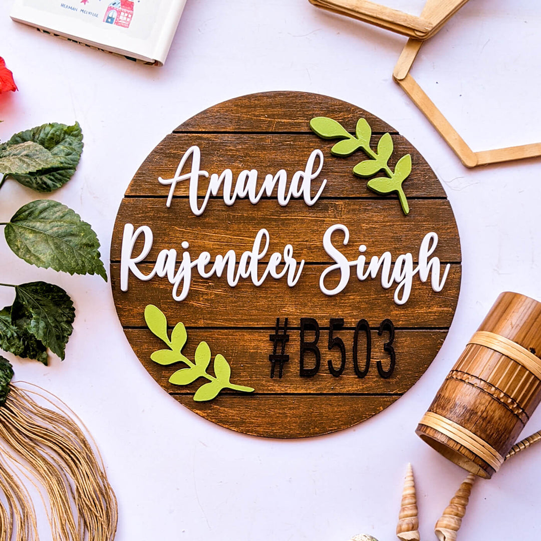 Circular Nameboard
