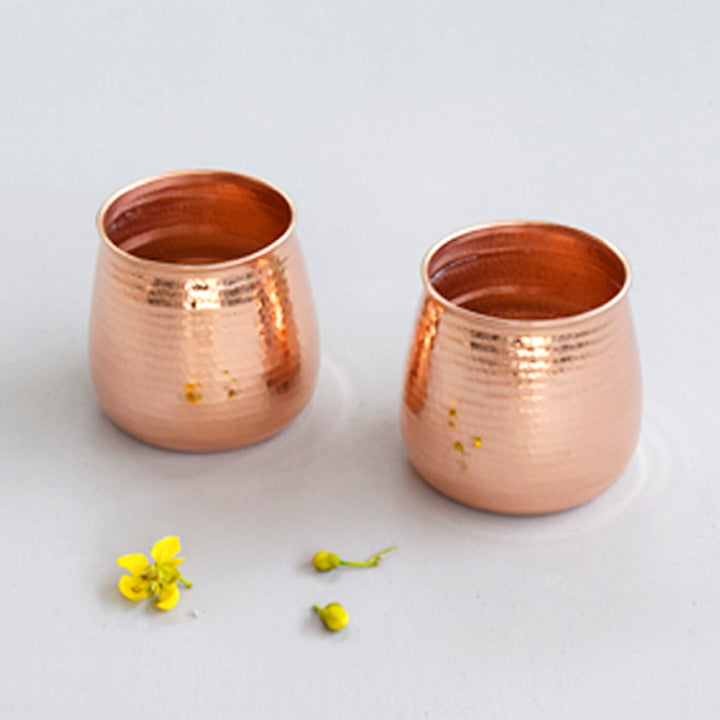 Convex Copper Tumbler