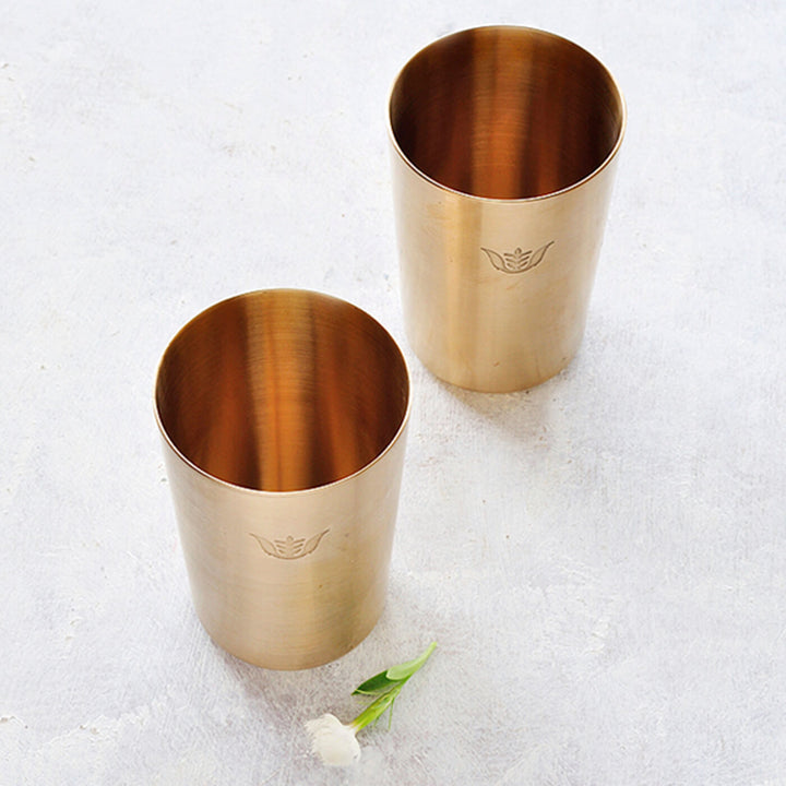Bronze Beverage Glass (Set of 2) - Tall