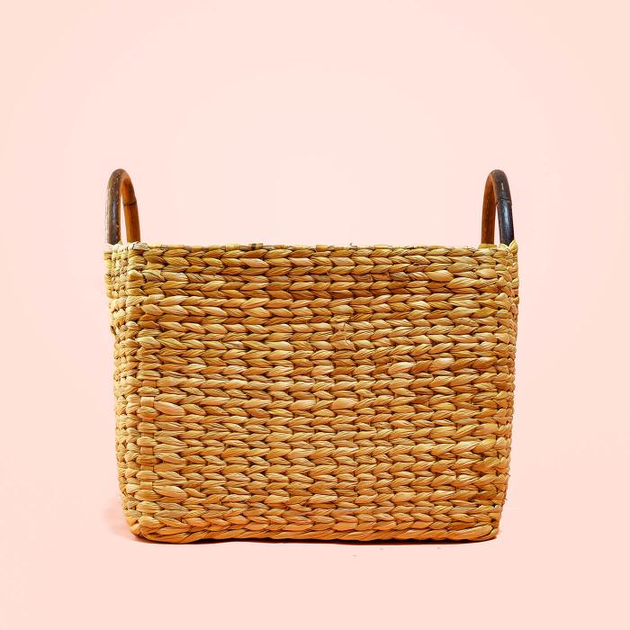 Kauna Organizer Basket with Cane Handles