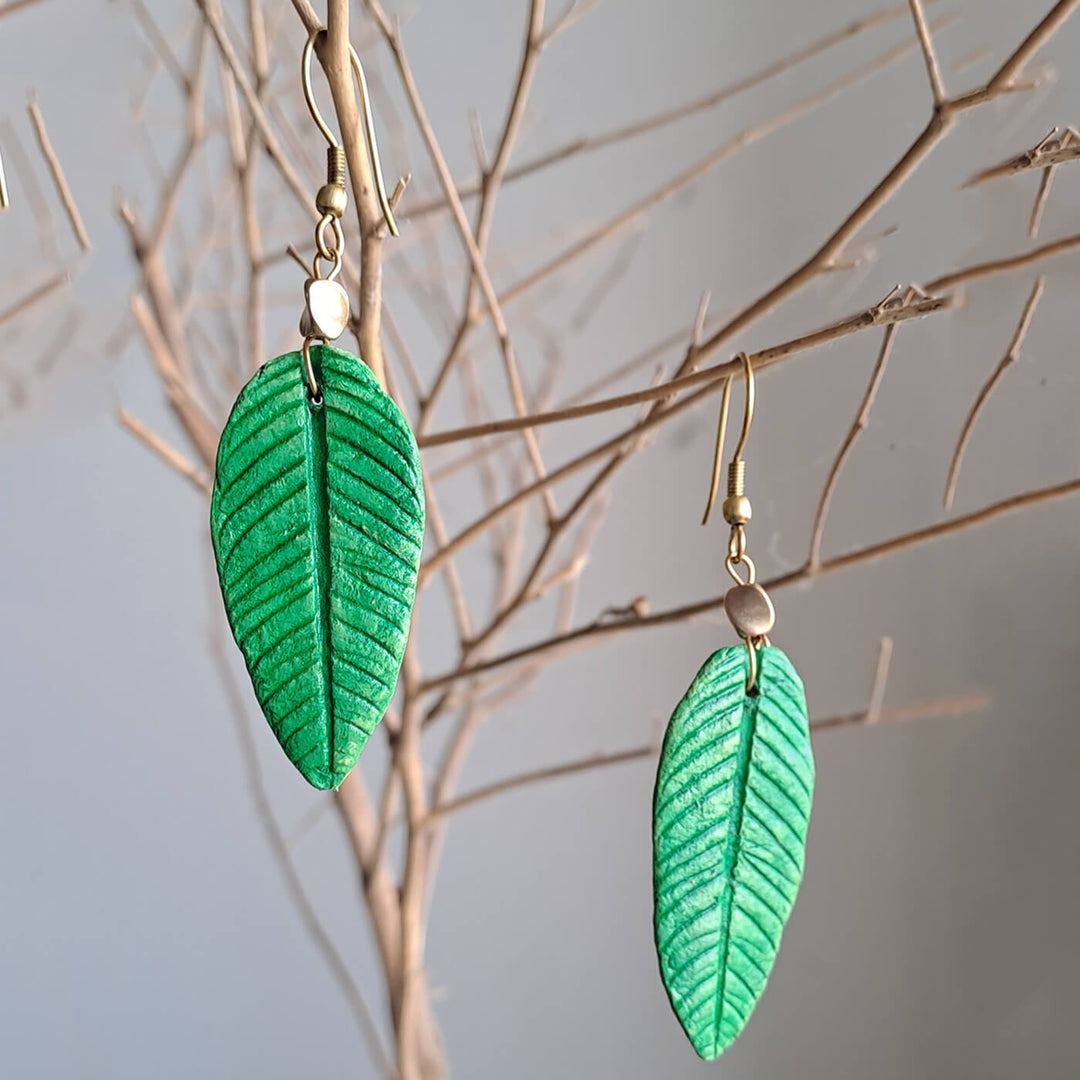 Paper Mache Guava Green Dangler