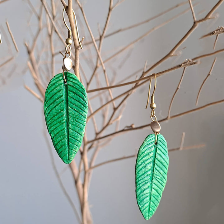 Paper Mache Guava Green Dangler