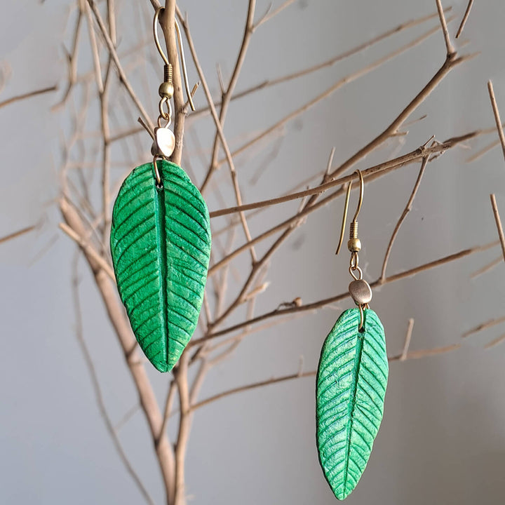 Paper Mache Guava Green Dangler