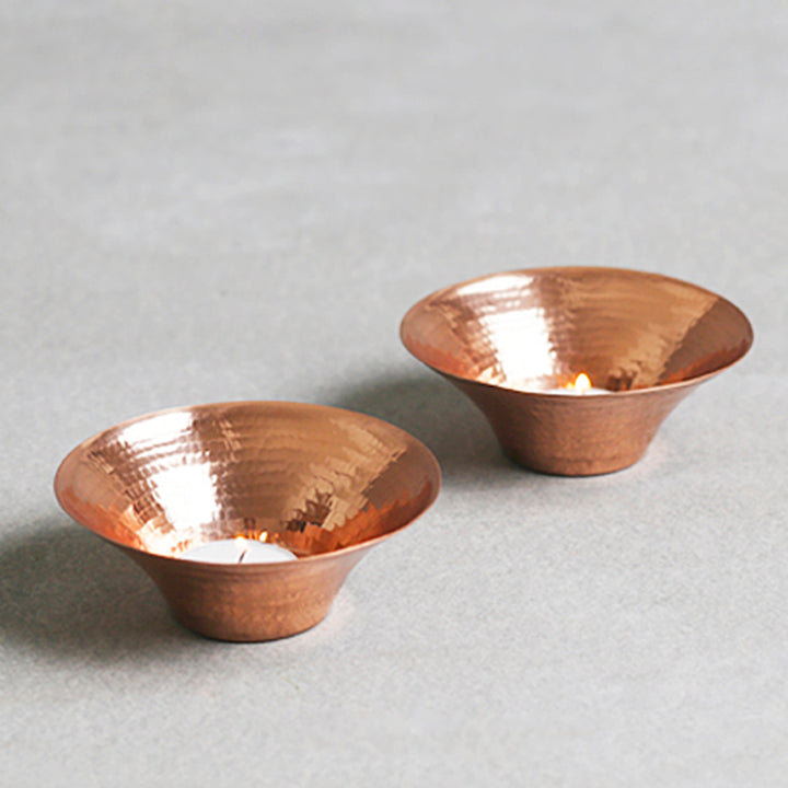 Little Glimmer Copper Tealight