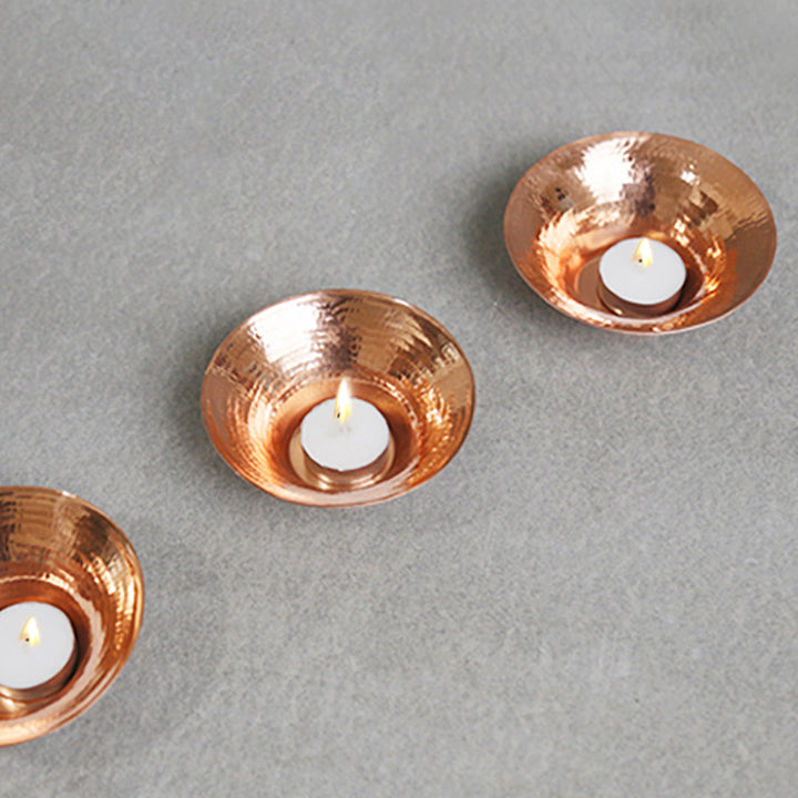 Little Glimmer Copper Tealight