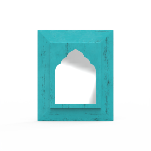 Vintage Small Mughal Styled Mirror