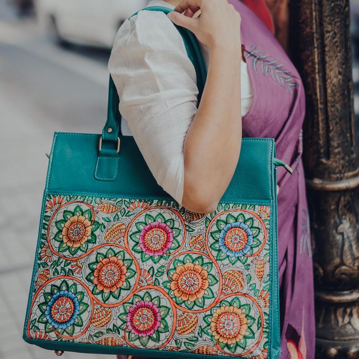 13 inch Laptop Bag Indian Art - Main Image