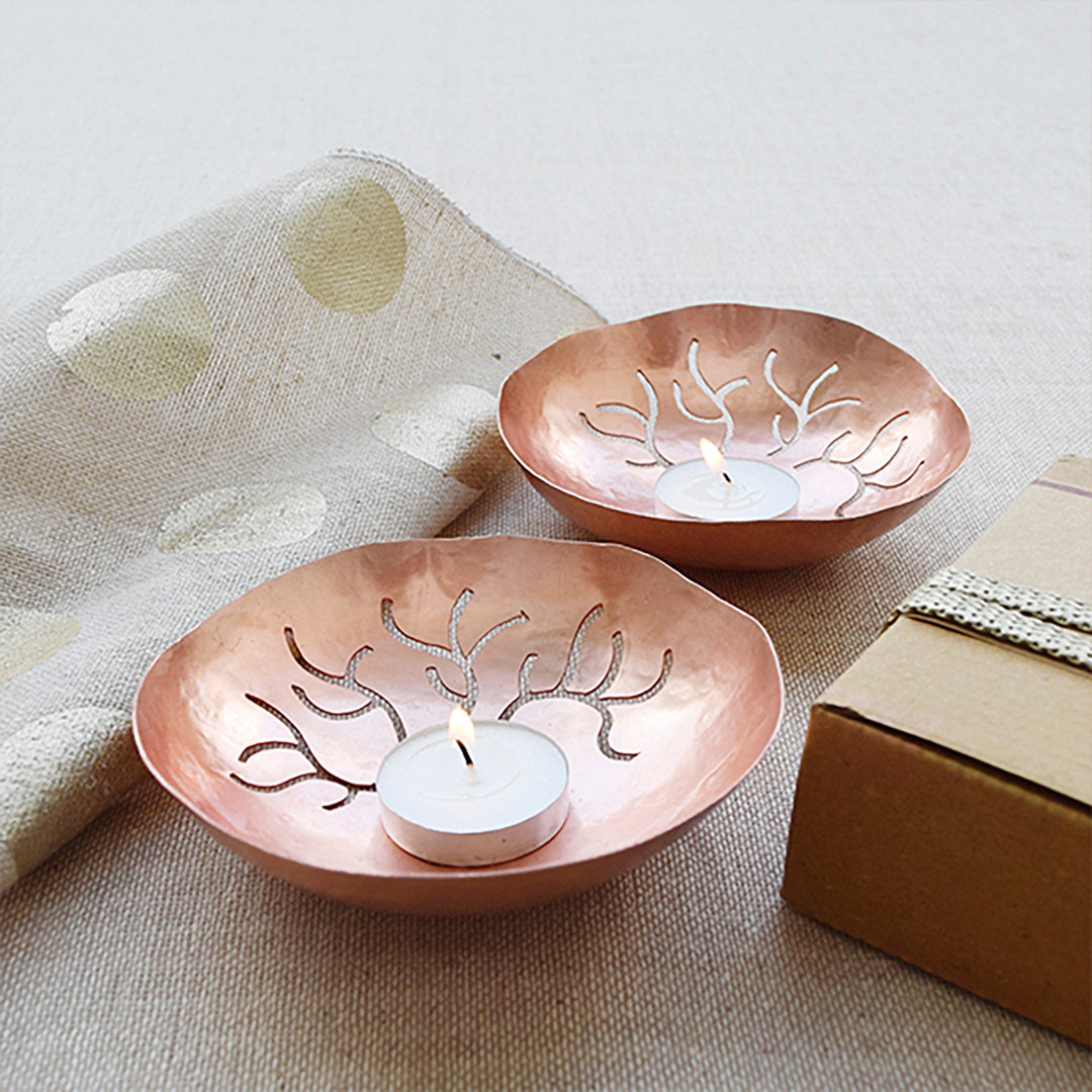 Copper Nirvana Tealight