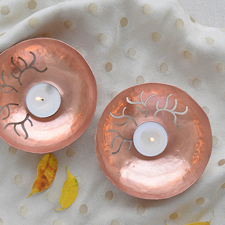 Copper Nirvana Tealight