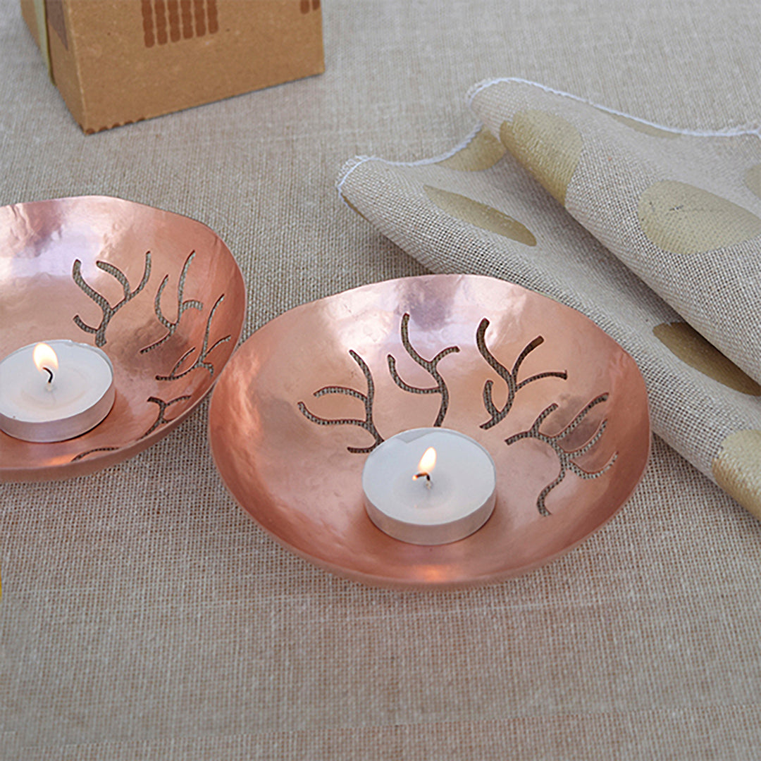 Copper Nirvana Tealight