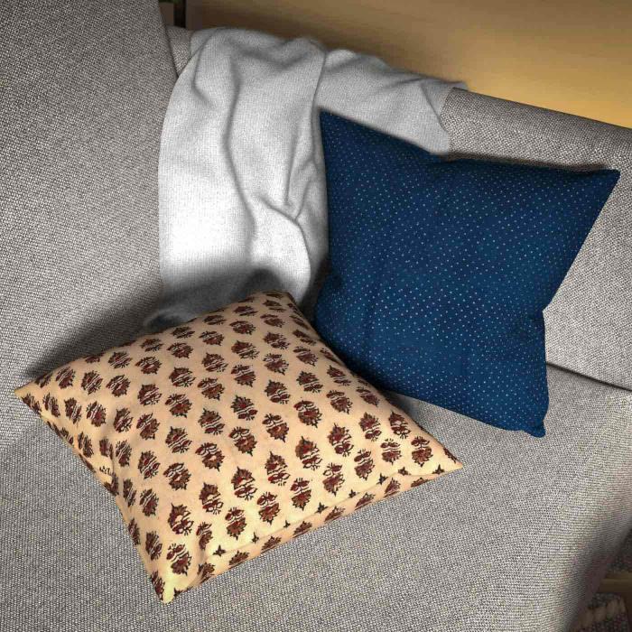 Ajrak Cushion Covers - Set of 2