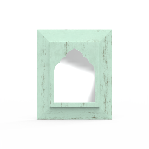 Vintage Small Mughal Styled Mirror - Zwende