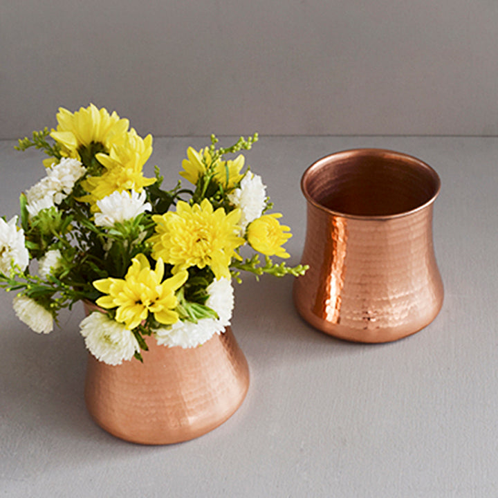 Copper Rosa Vase