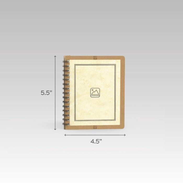 Orange Elephant Spiral Jotbook - A6