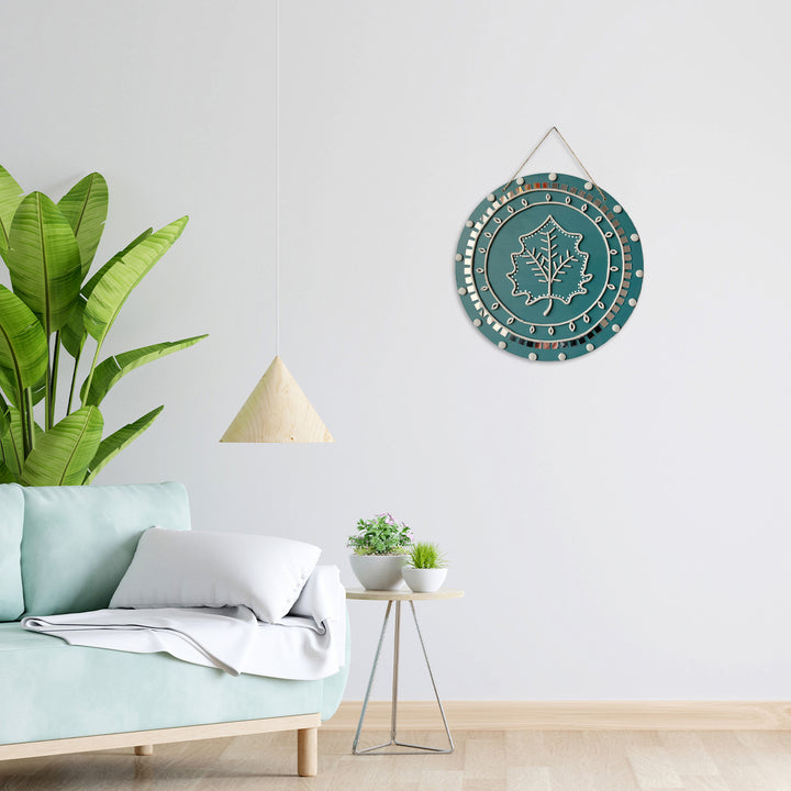 Maple Leaf Mirror Art Wall Decor