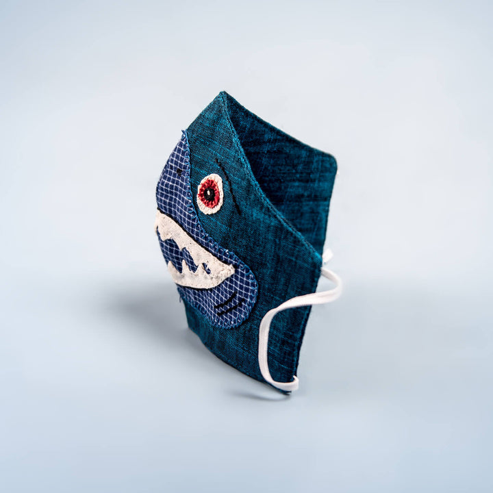 Applique Mask For Kids - Shark