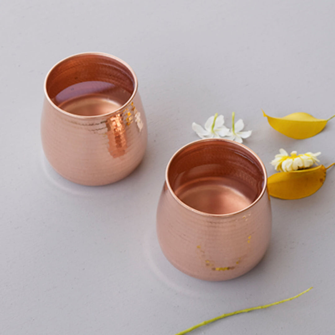 Convex Copper Tumbler