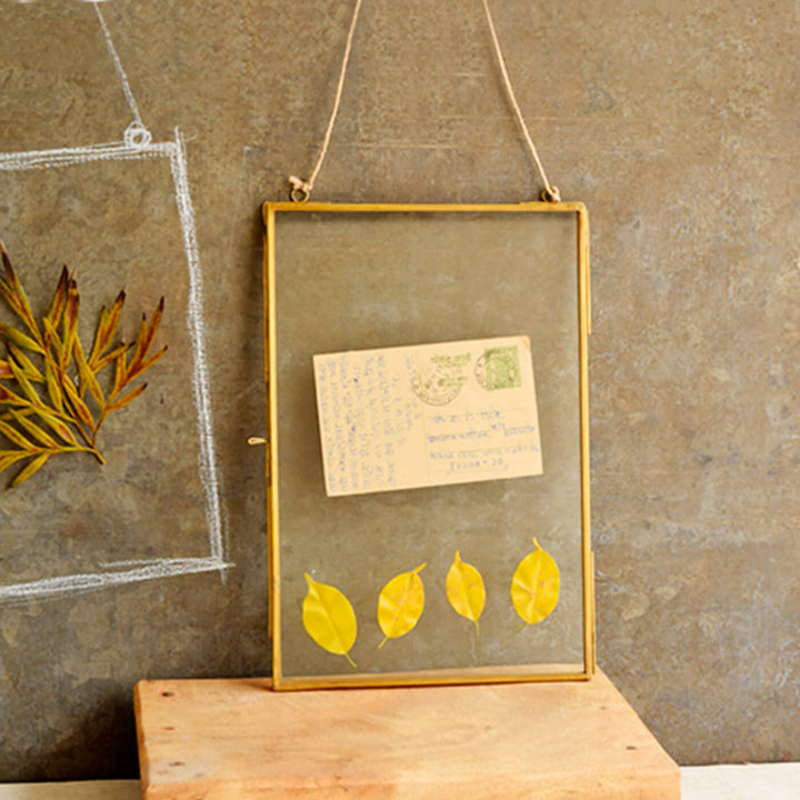 Vintage Brass Photo Frame - Monotone