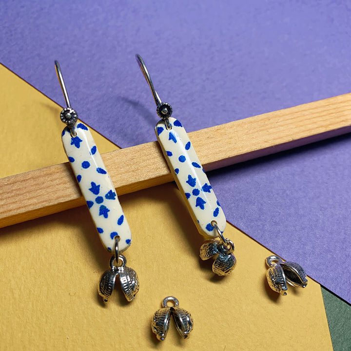 Handmade Clay Zoya Dangler Earrings