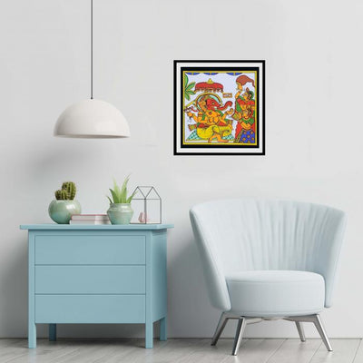 Lord Ganesha - Paper Phad Painting 083