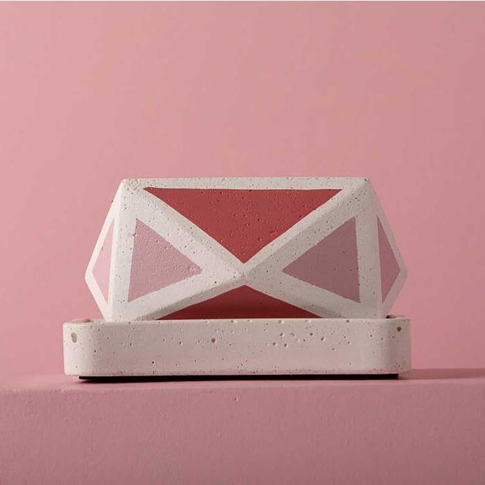 Crystal Invertrix Planter - Pink - Zwende