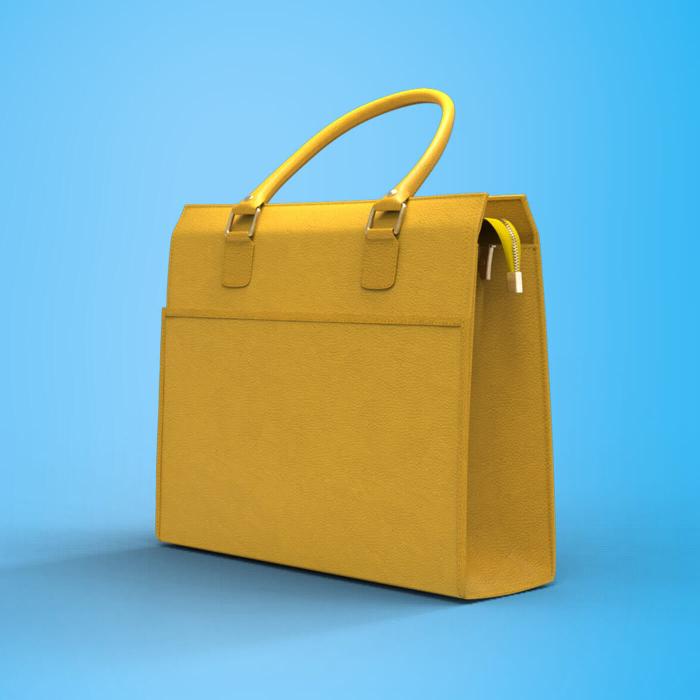 Trendy Minimal Laptop Tote