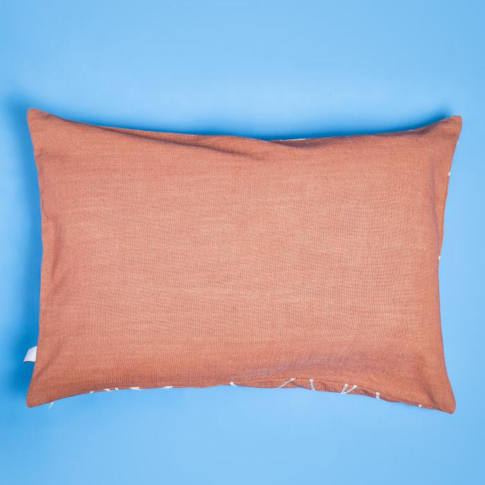 Rectangle & Square Cushion Cover - Butta Jaal & Apricot Line Jaal - Zwende