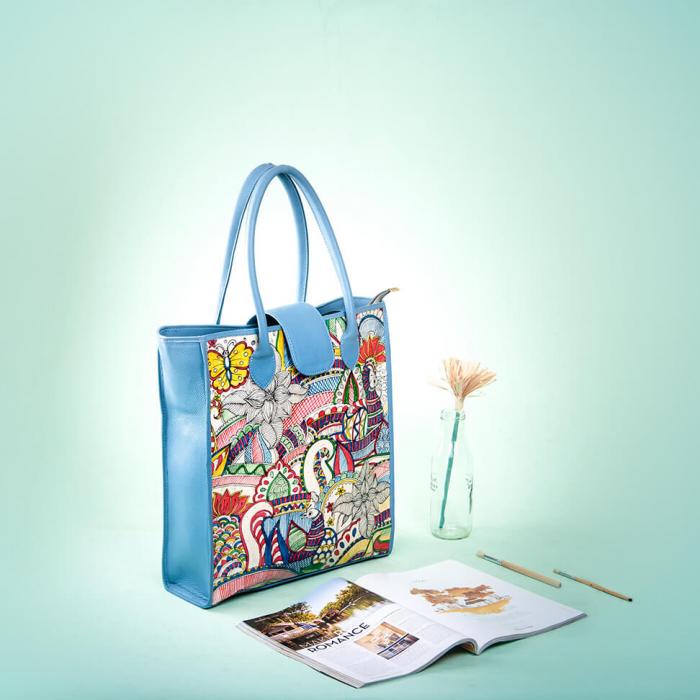 Jungle Doodle Overnight Tote