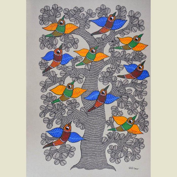 Khag - Gond Painting 35