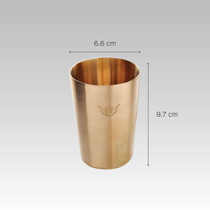 Bronze Beverage Glass (Set of 2) - Tall