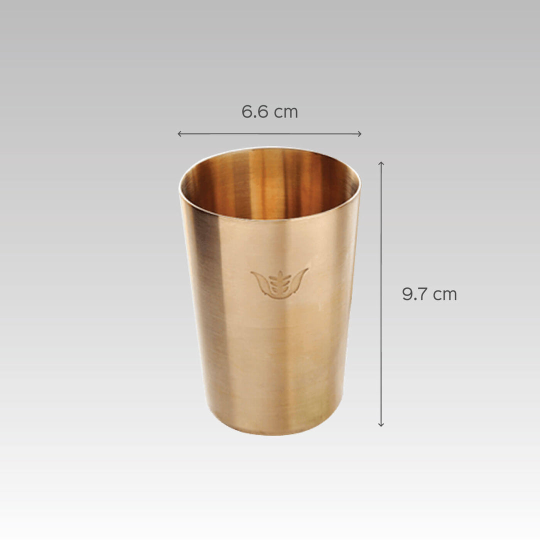 Bronze Beverage Glass (Set of 2) - Tall