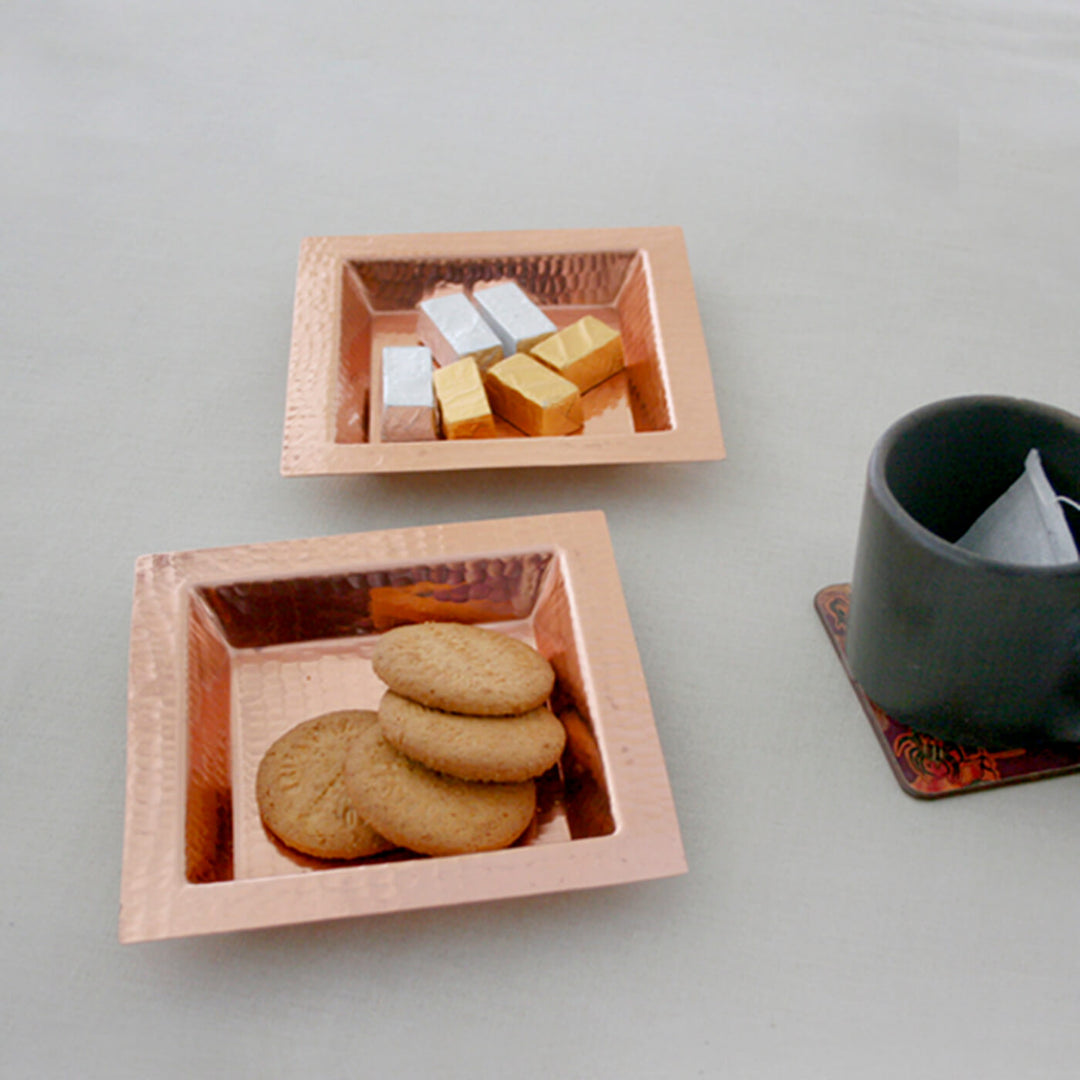 Copper Square Platter