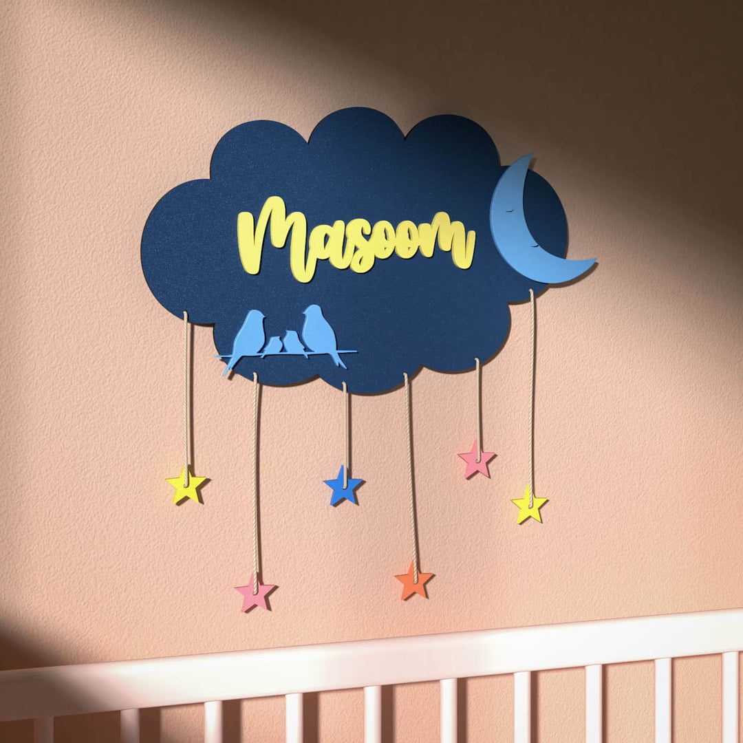 Cloud Nameboard - Single Name