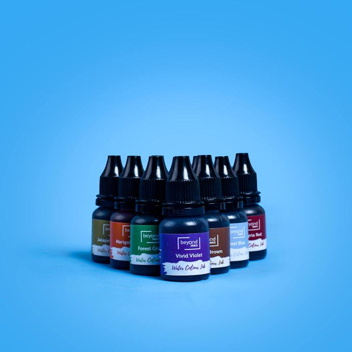 Pack #2 Watercolour Inks - Set of 10